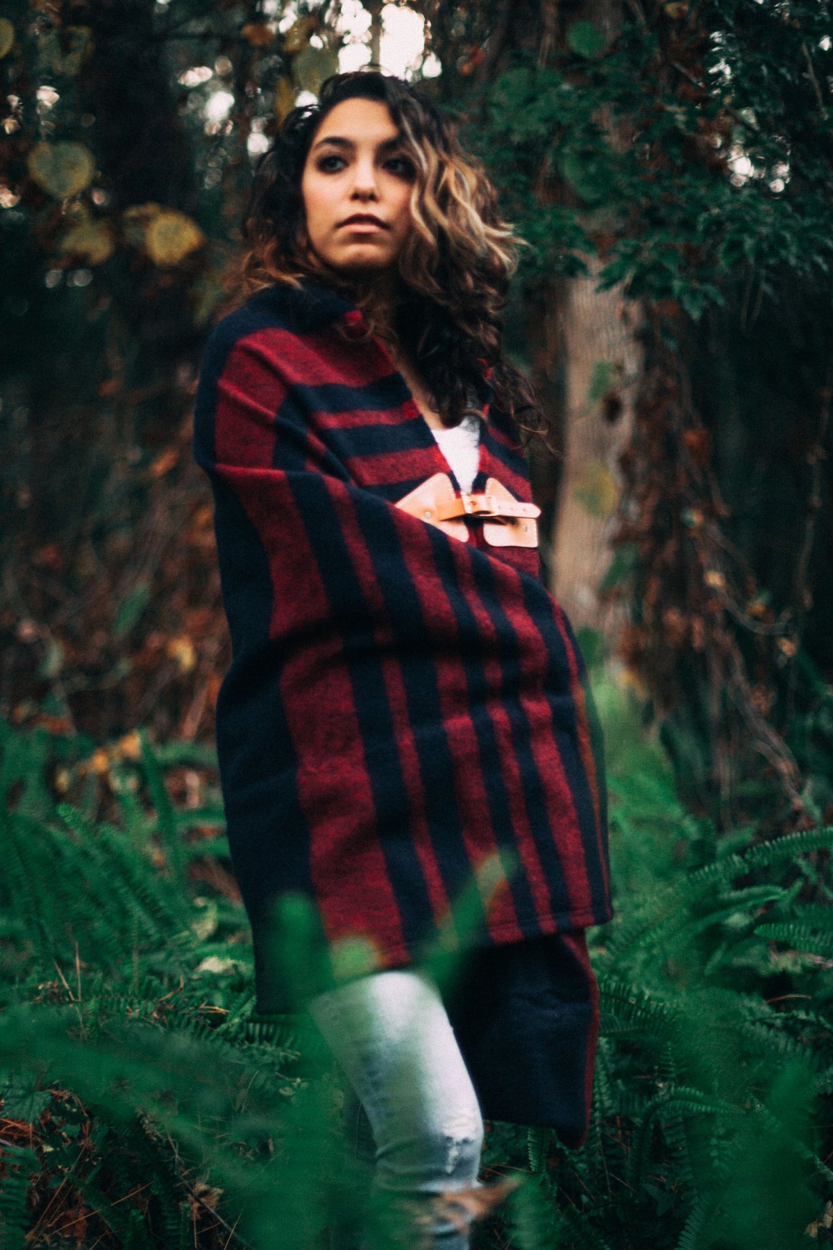 Fireside Wool Blanket Poncho