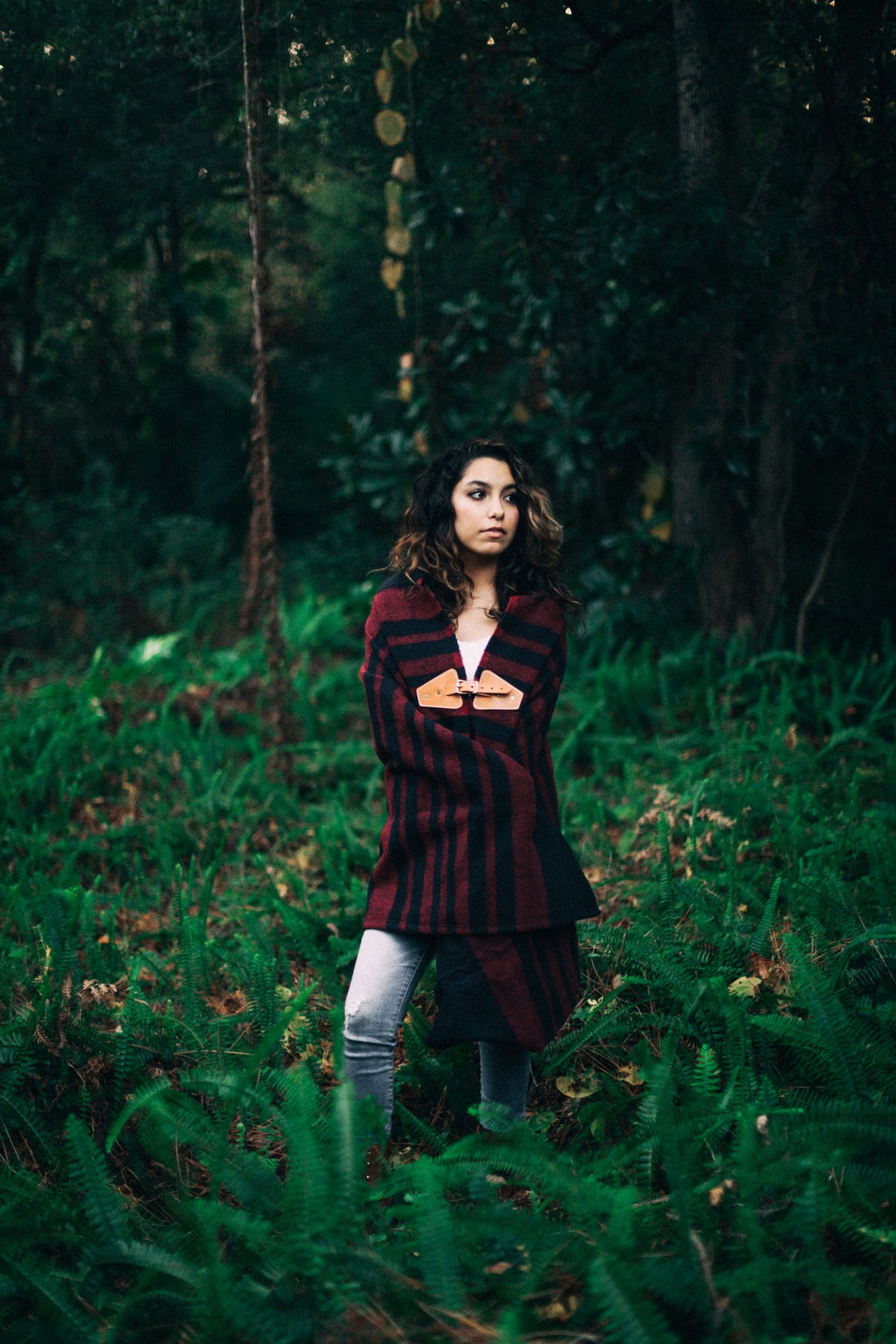 Fireside Wool Blanket Poncho