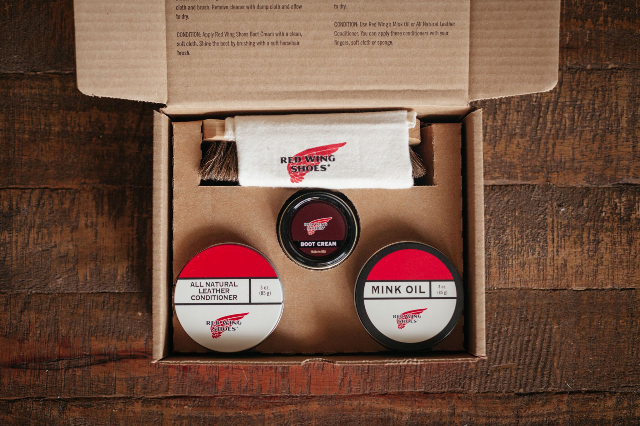 Red Wing Oil-Tanned Leather Care Kit