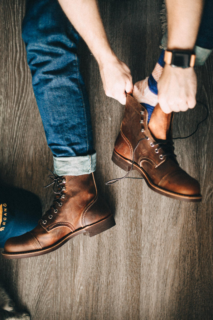 red wing boots iron ranger sale