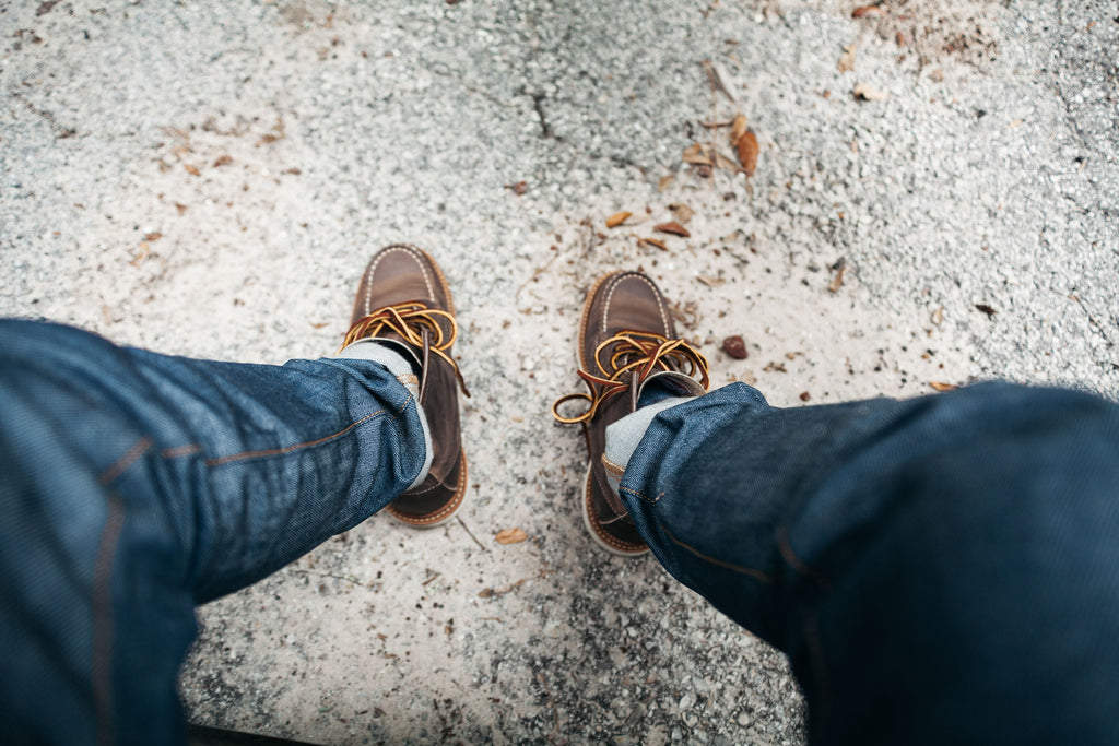 Red wing best sale moc toe concrete