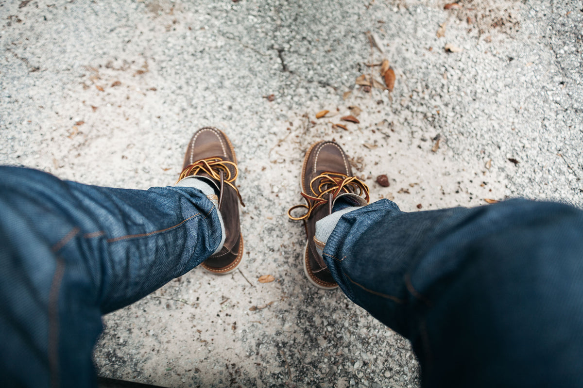 Red Wing Classic Moc - Concrete Size 11.5 (Open Box)