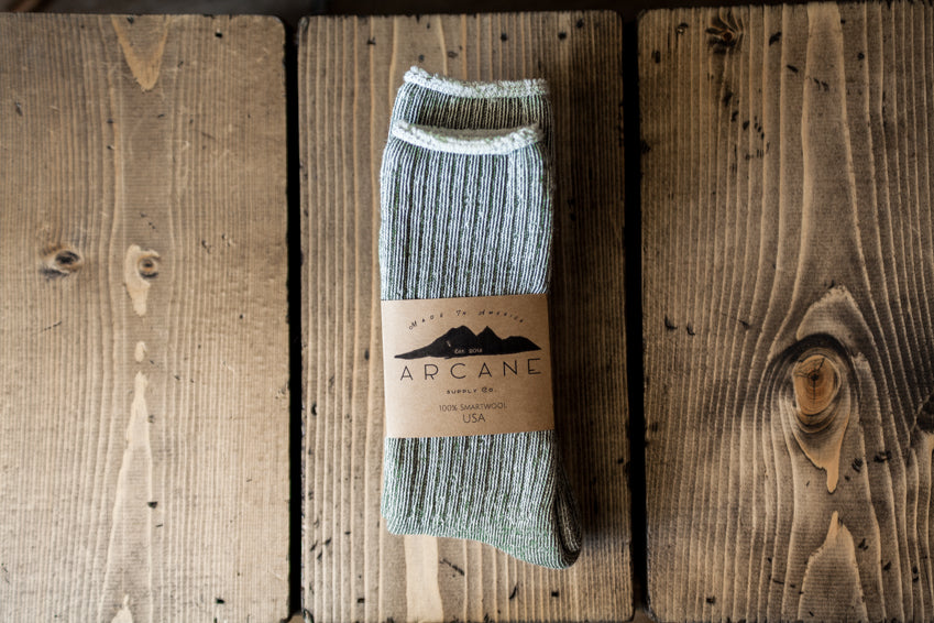 Wool Socks - Olive