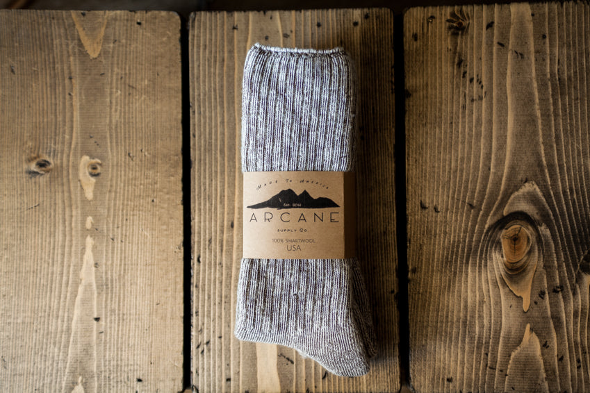 Wool Socks - Bark