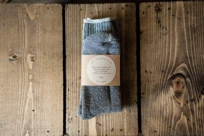 Wool Socks - Charcoal