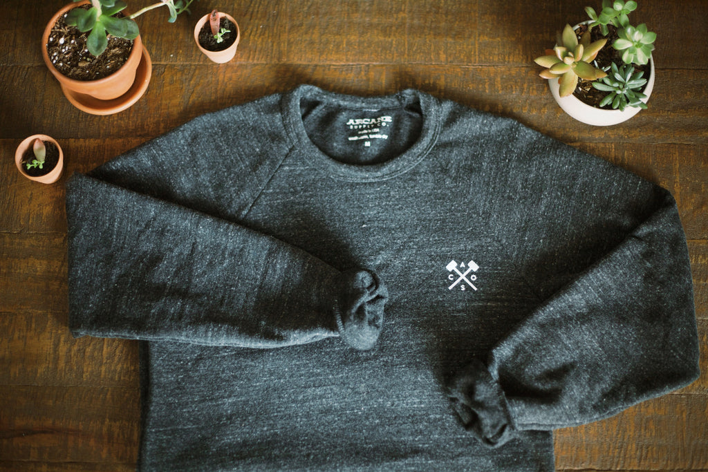 Graphic Crewneck - Charcoal