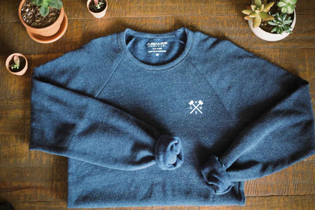 Graphic Crewneck - Navy