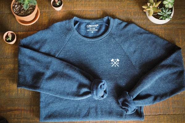 Graphic Crewneck - Navy