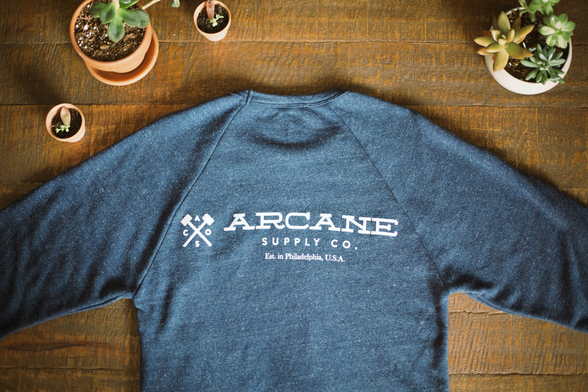Graphic Crewneck - Navy