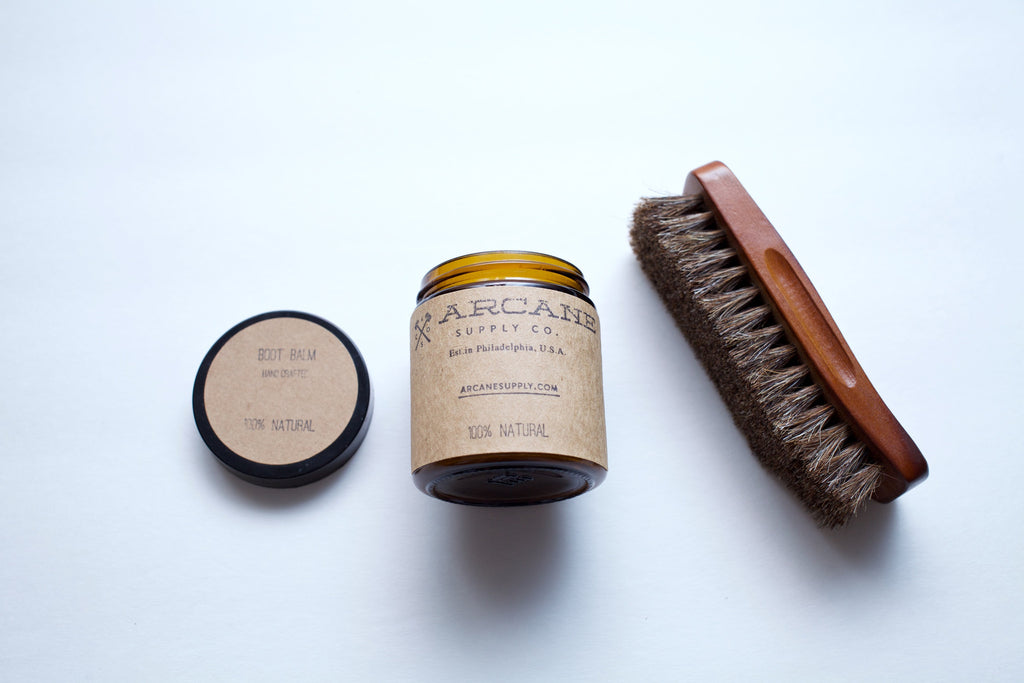 Boot Balm and Brush