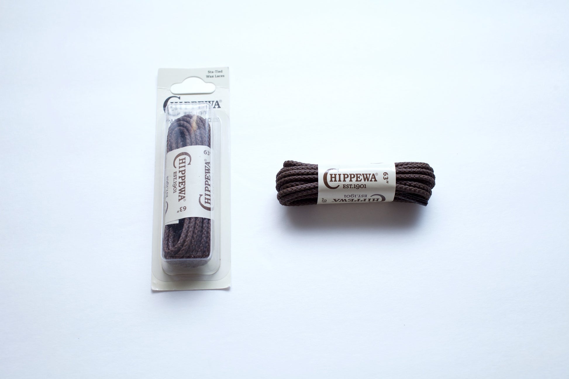 Chippewa Laces - Brown Wax