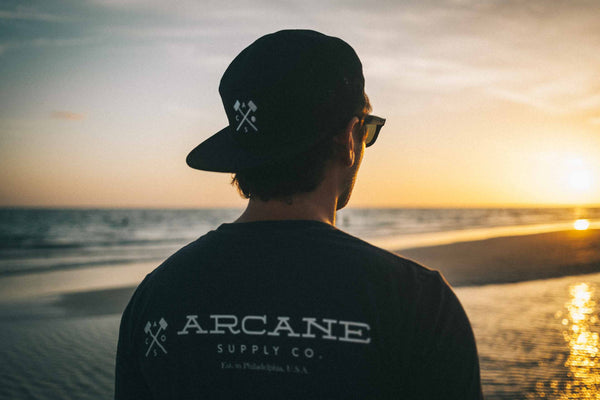 Five Panel Hat - Black