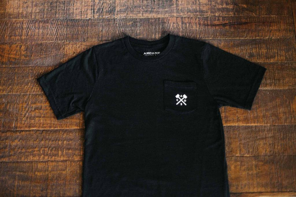 Graphic Pocket T - Black