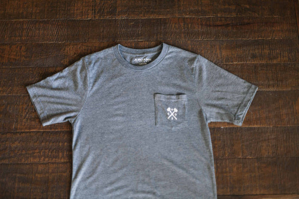 Graphic Pocket T - Grey