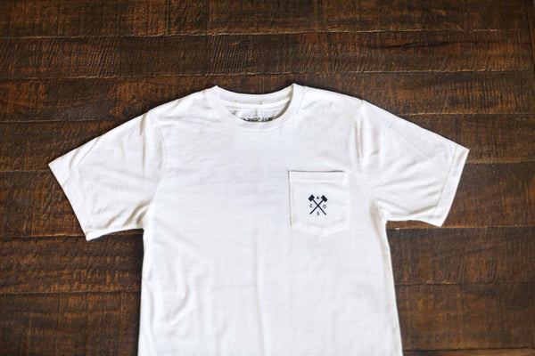 Graphic Pocket T - White