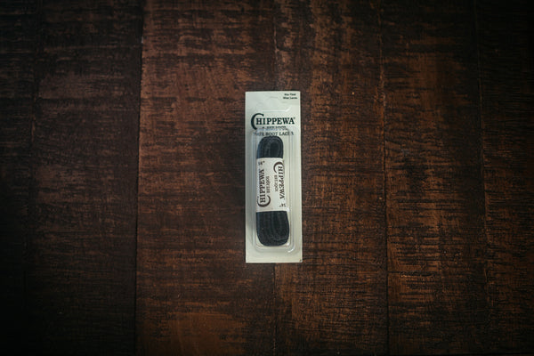Chippewa Laces - Black Wax (54")