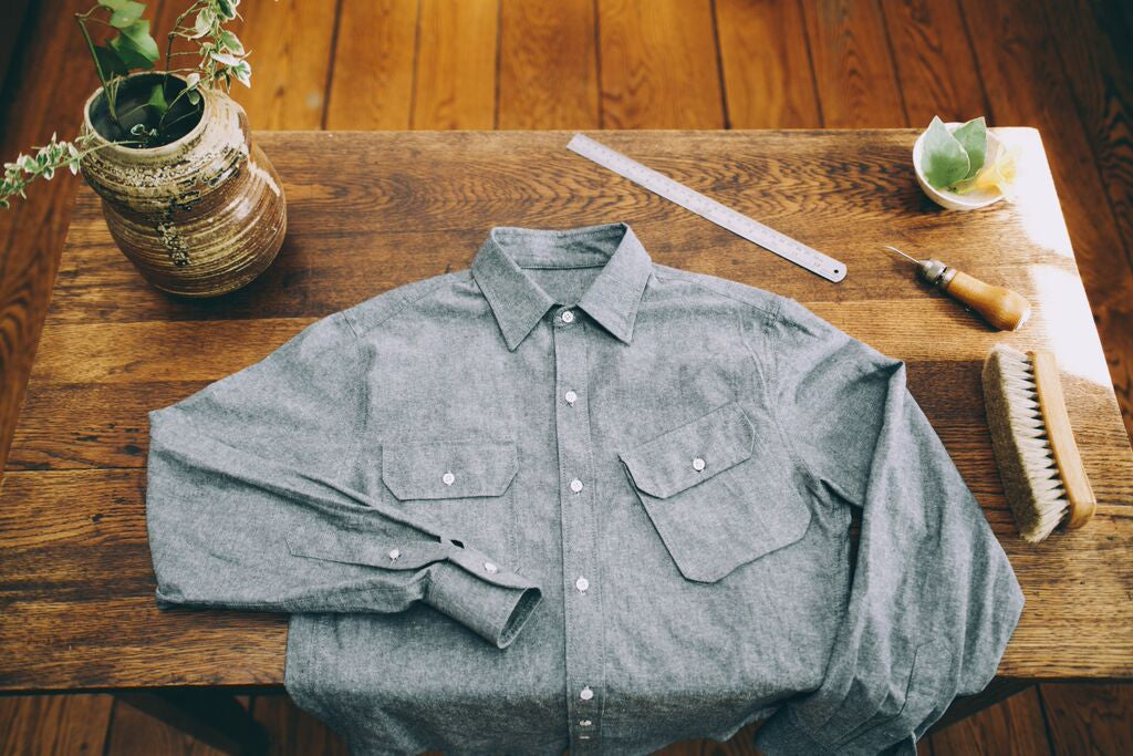 Chambray Workshirt - Union Grey