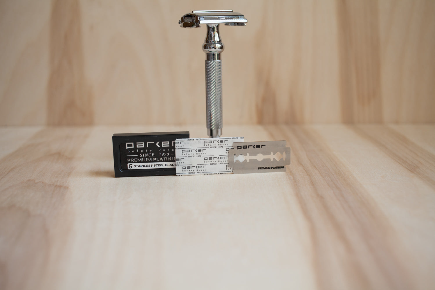 Parker Premium Platinum Double Edge Safety Razor Blades