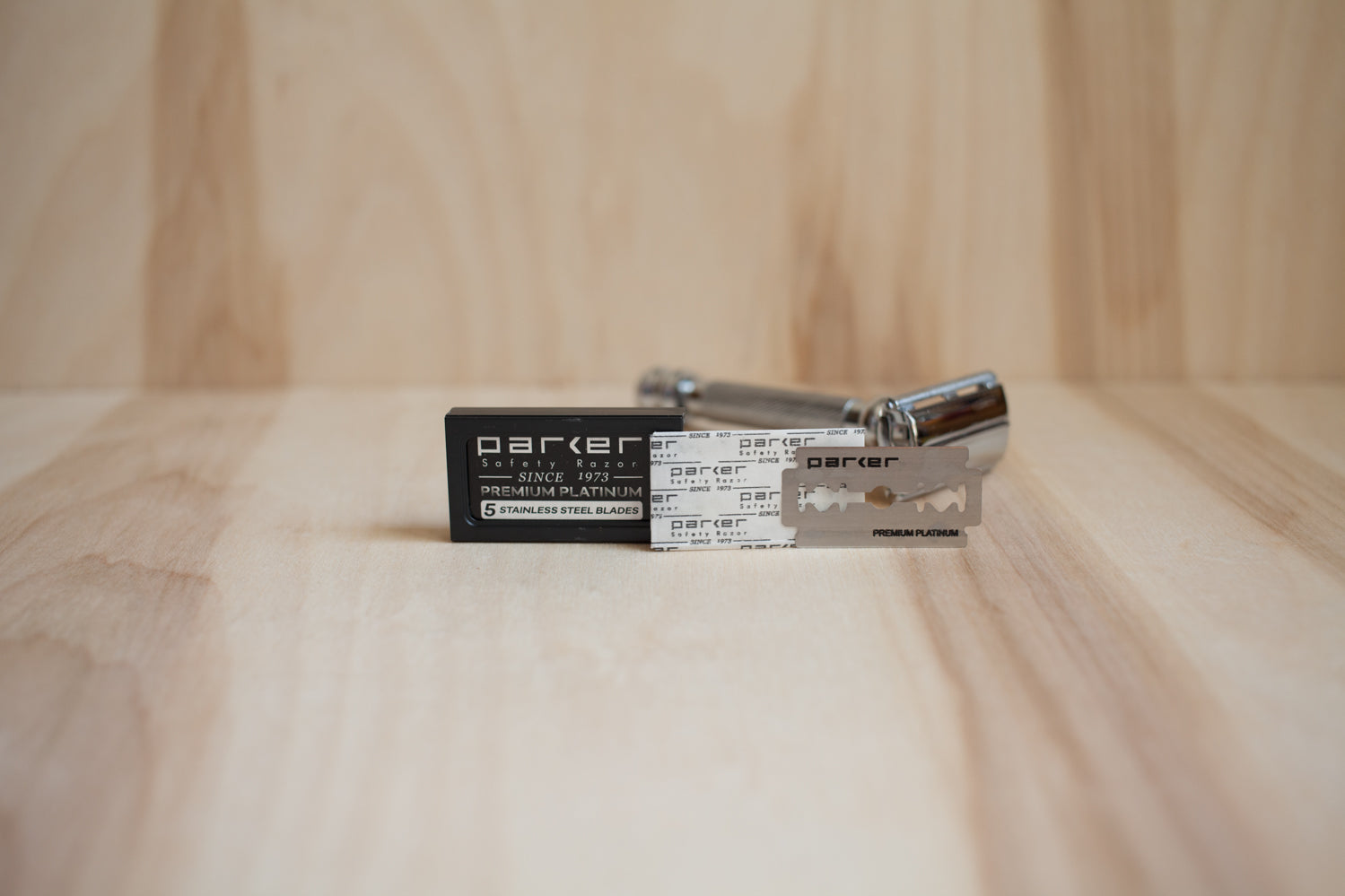 Parker Premium Platinum Double Edge Safety Razor Blades