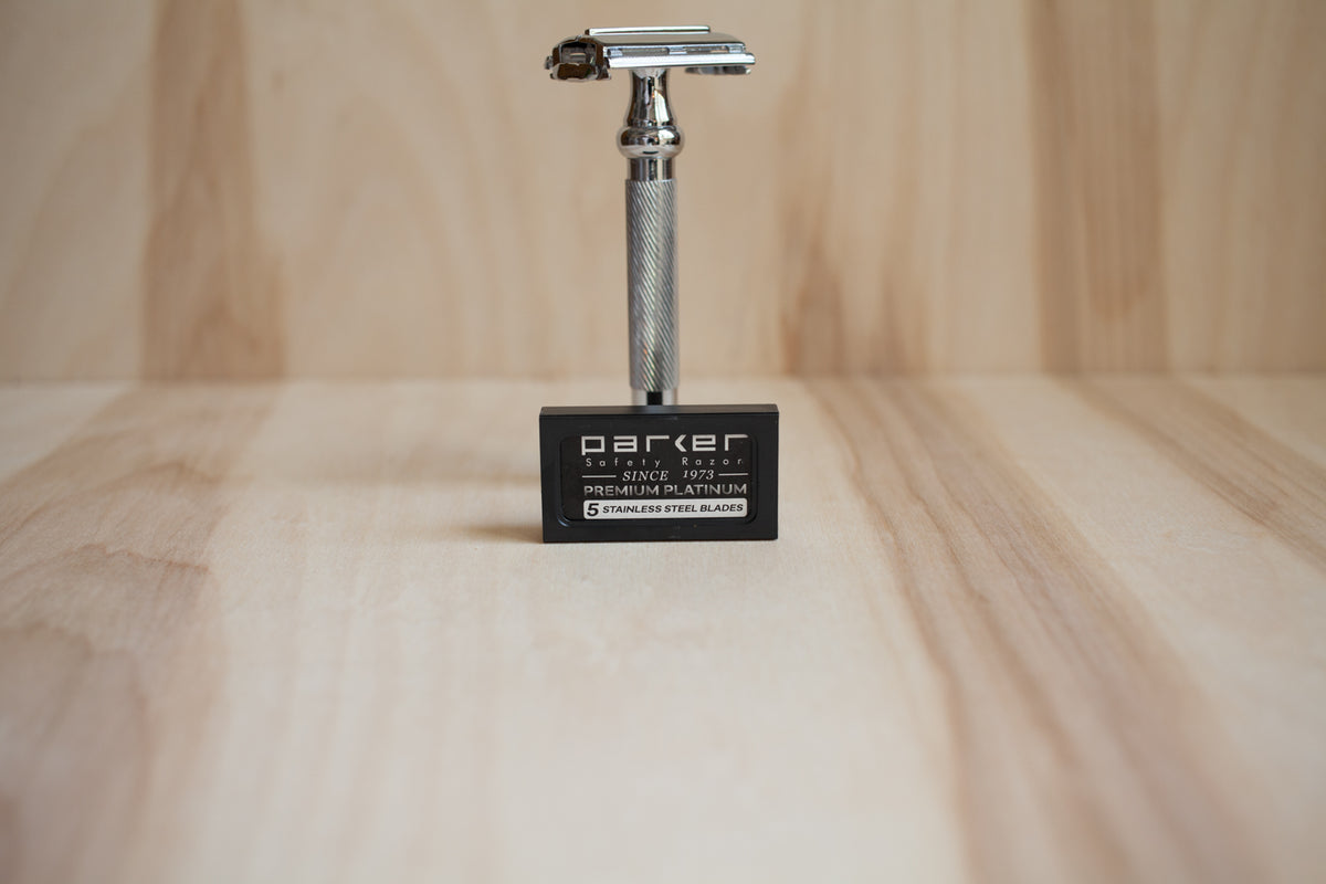Parker Premium Platinum Double Edge Safety Razor Blades