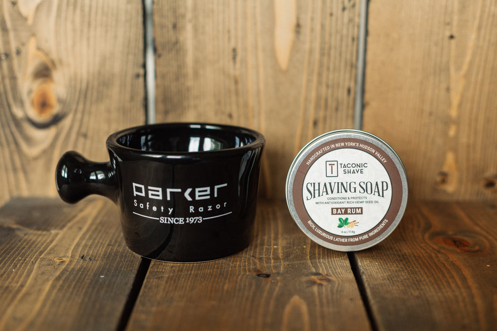 Parker Black Apothecary Shave Mug