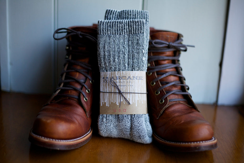 Alpaca Wool Socks - Charcoal