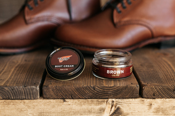 Red Wing Brown Boot Cream