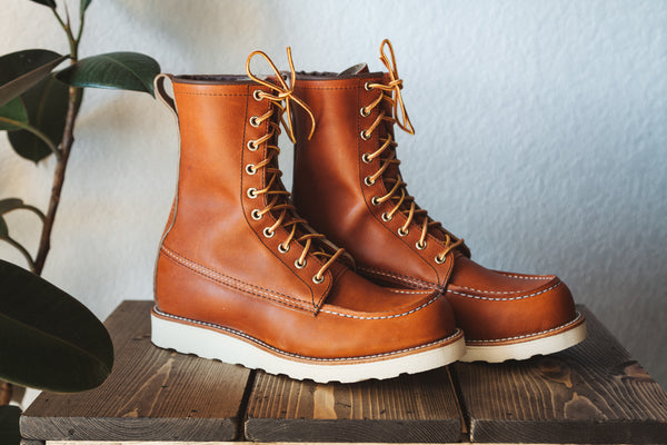 Red Wing 8" Classic Moc - Oro (Open Box - Size 9D)