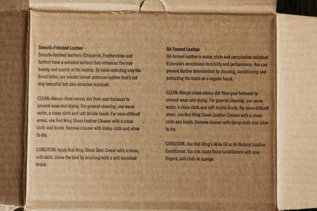 Red Wing Oil Tanned Care Kit