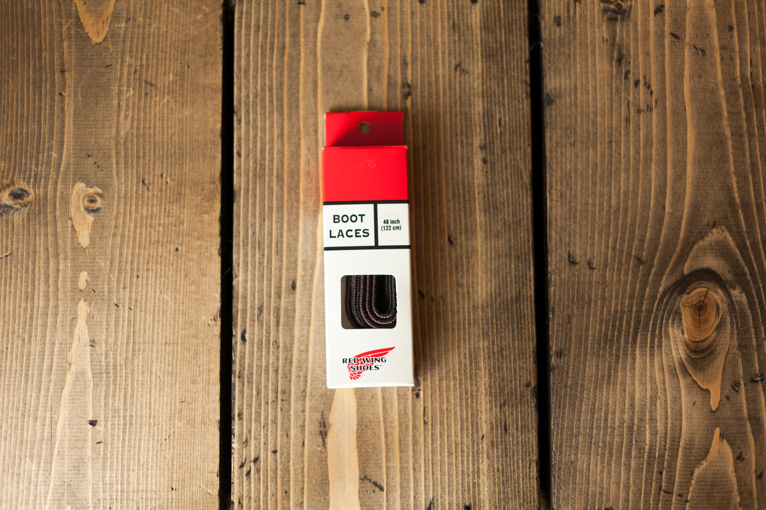 Red Wing Laces 48" Black-Brown Taslan
