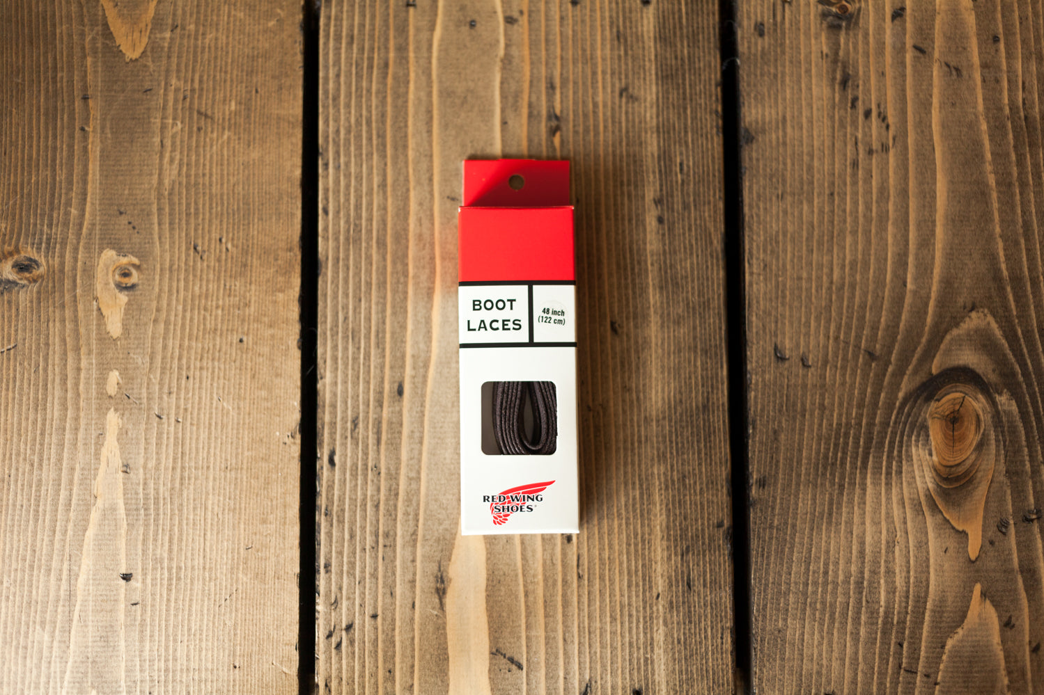 Red Wing Laces 48" Brown Flat Waxed Laces