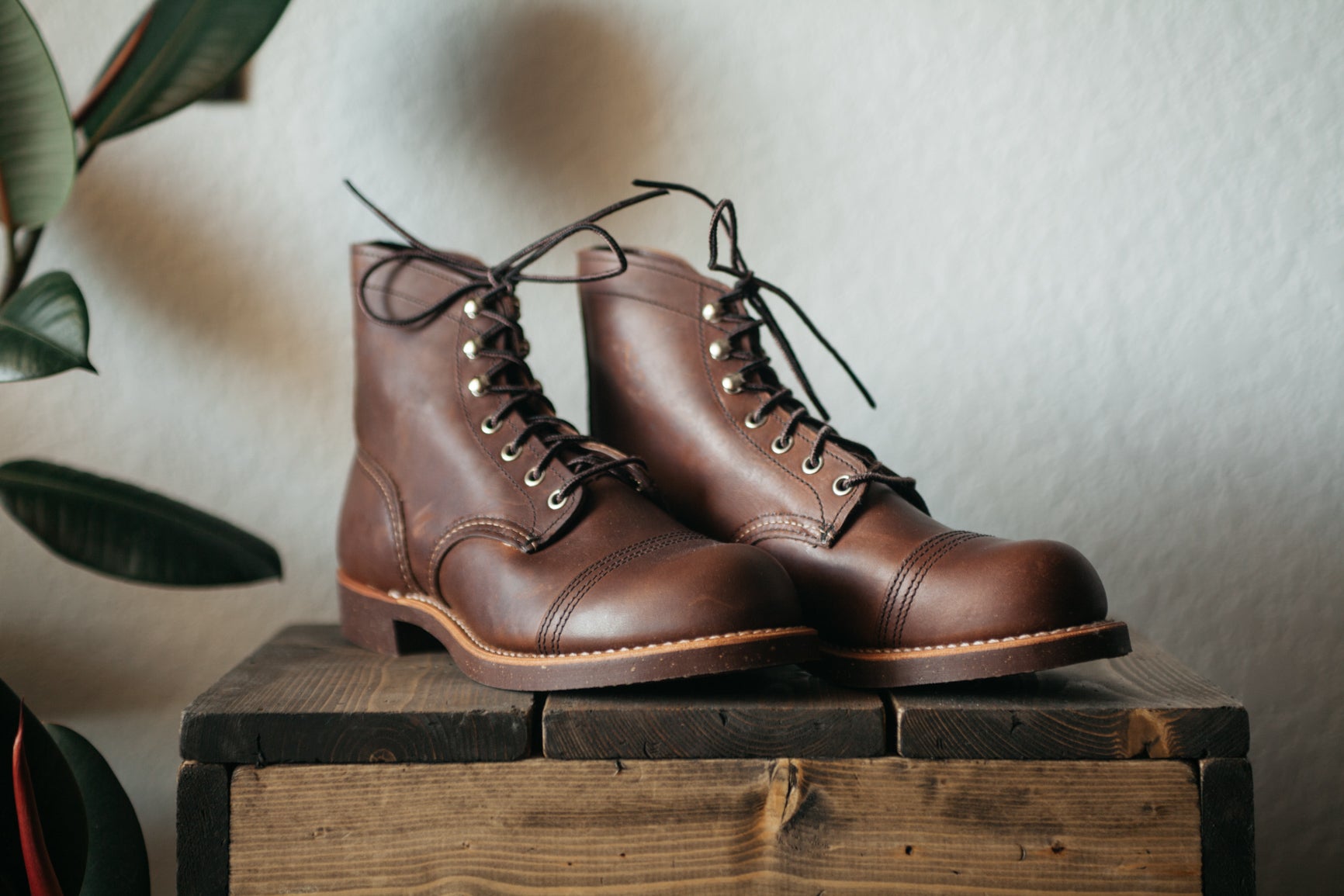 RED WING アイアンレンジャー ブラウン Red Wing Womens Iron Ranger - Amber - Arcane Supply Co.