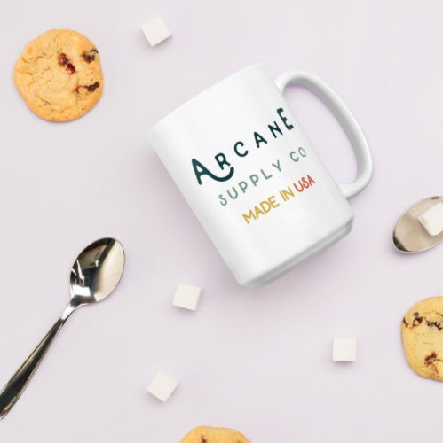 Arcane Supply Co Camper Mug 15oz size