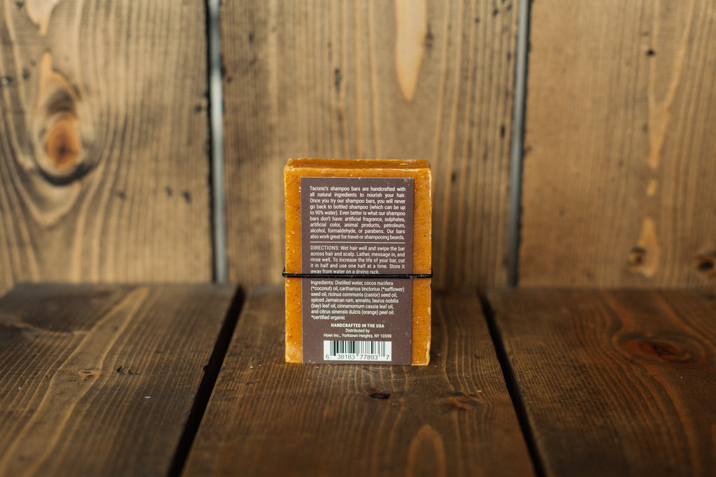 Taconic Bay Rum Shampoo Bar