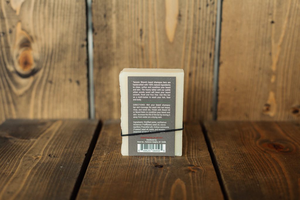 Taconic All Natural Beard Shampoo Bar - Urban Woods