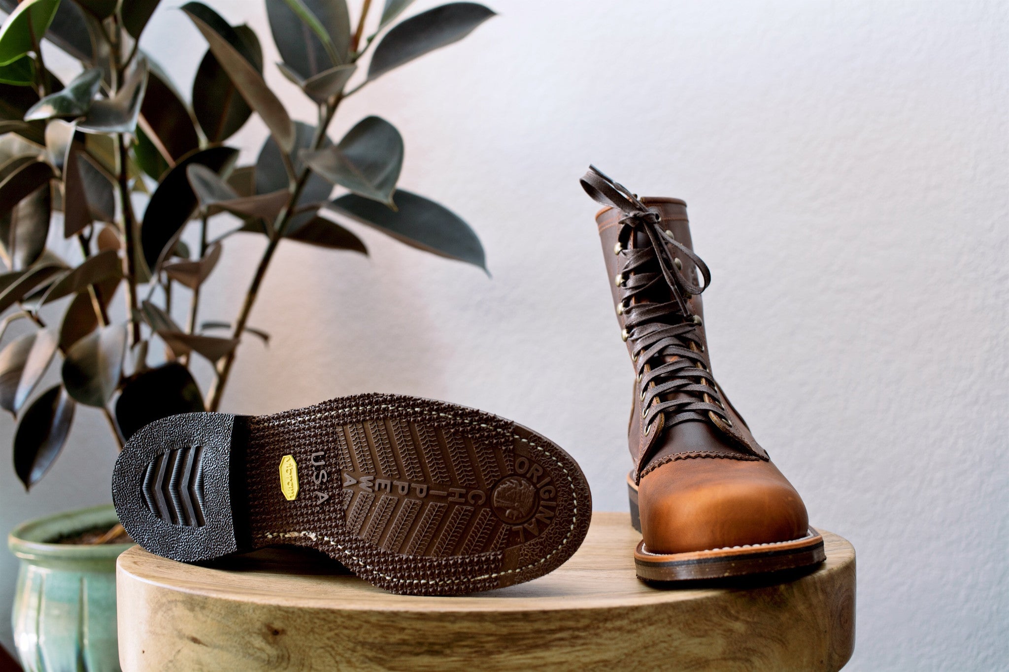 Chippewa service 2025 boot tan renegade