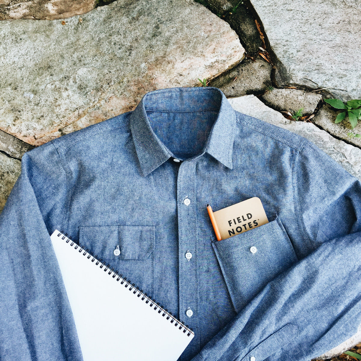 Chambray Workshirt - Blue