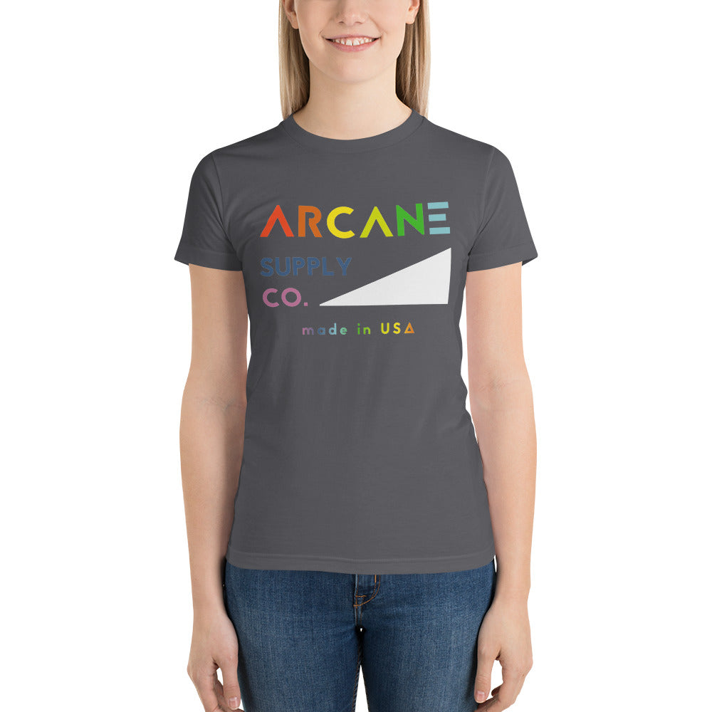 Camp Slope TShirt - Rainbow Grey