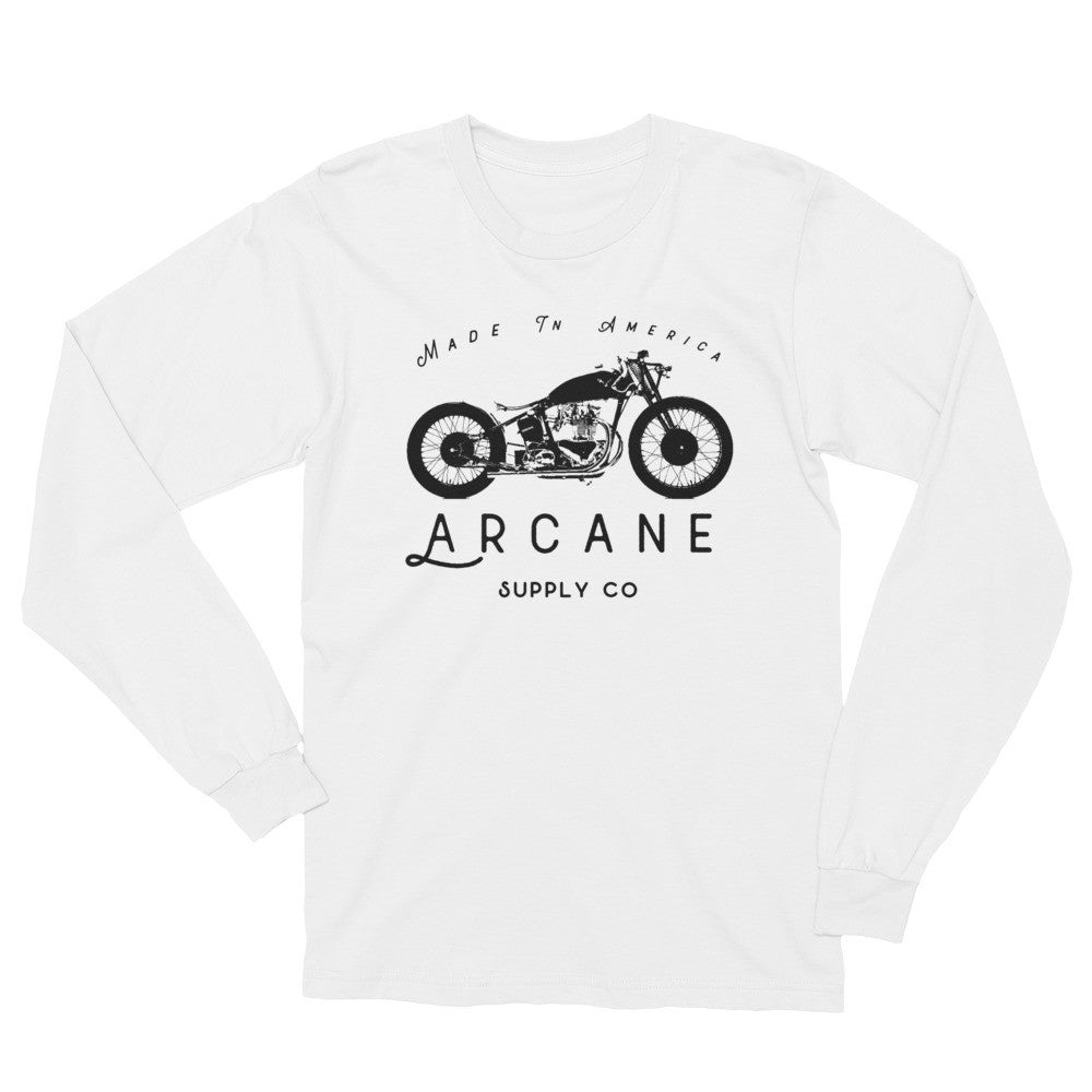 Unisex Long-Sleeve Cafe Racer Shirt