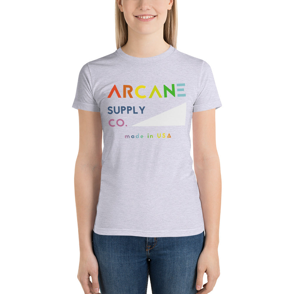 Camp Slope TShirt - Rainbow Grey