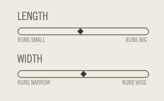 Red wing iron ranger 2025 size chart